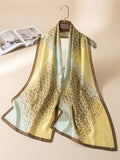 Silk Printed Hijab Printed Silk Scarf- Silk stoller - Silk hijabs Lightweight Satin Scarves