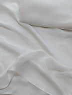 Plain Crinkle Chiffon Dupatta 2.75 Yards Dyeable | White