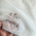 Plane Organza White Dupatta Soft Organza 2.5 ghz 100% Diyable in any Color