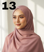 Plane Chiffon Georgette Hijab / Stoller