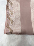 Cotton Silk  Stone head border