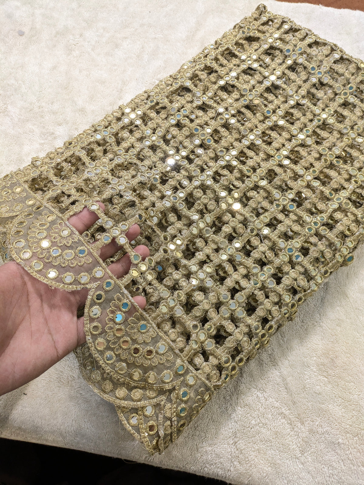Sheesh Dupatta | Sequence Magic Traditional Meets Trendy Length 2.5 yards with two side border