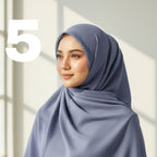 Plane Chiffon Georgette Hijab / Stoller