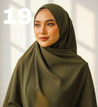 Plane Chiffon Georgette Hijab / Stoller