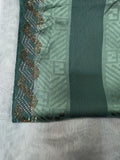 Cotton Silk  Stone head border