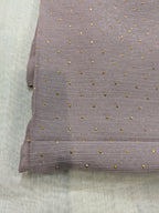 Georgette Chiffon Hijab with Golden Stone