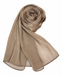 Organza Silk Hijab – Shiny Premium Fabric | Party Wear & Wedding Hijab