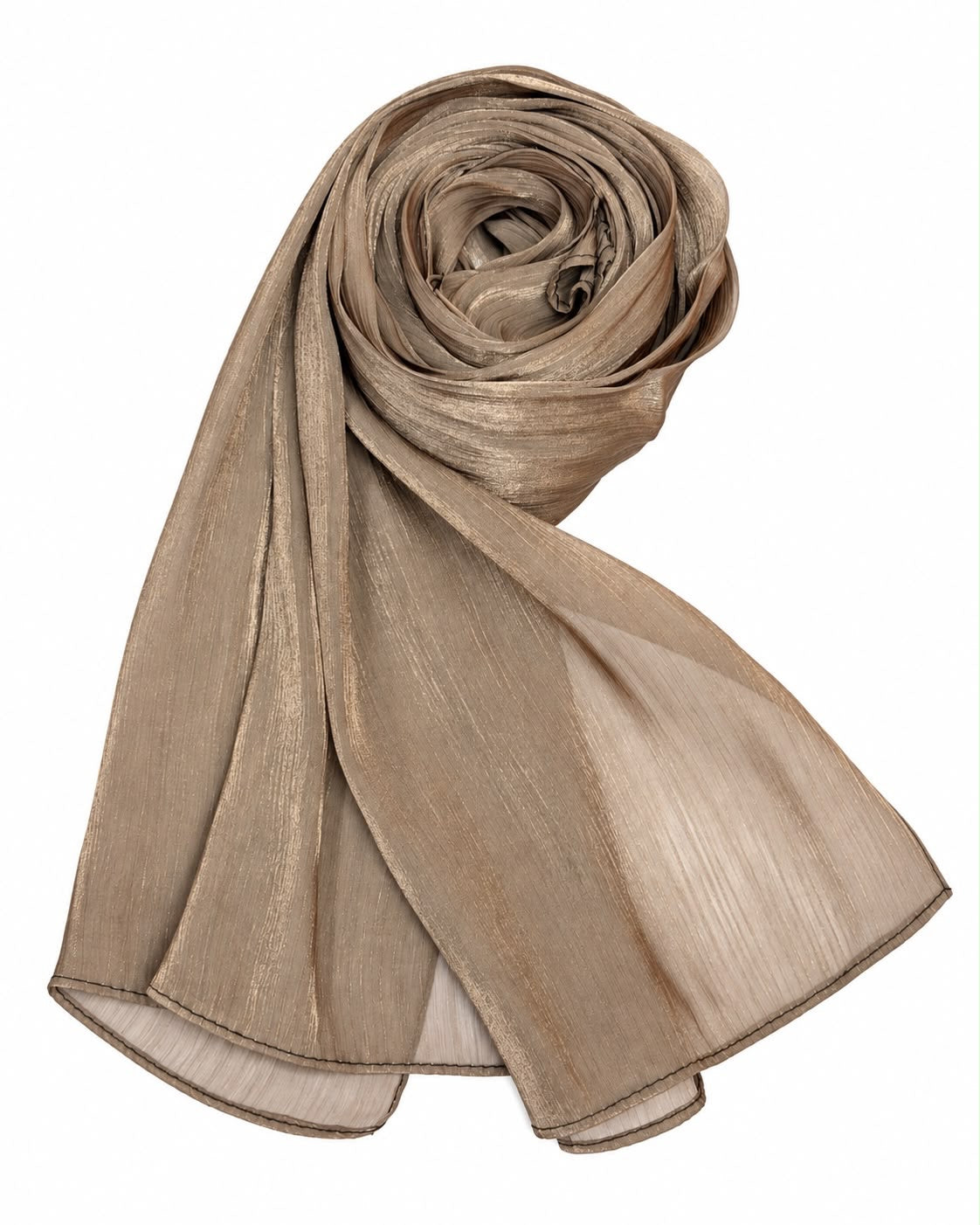 Organza Silk Hijab – Shiny Premium Fabric | Party Wear & Wedding Hijab