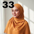 Plane Chiffon Georgette Hijab / Stoller