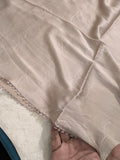 Premium Silk Hijab with Four Side Cutwork Lace | Elegant Party Wear Hijab