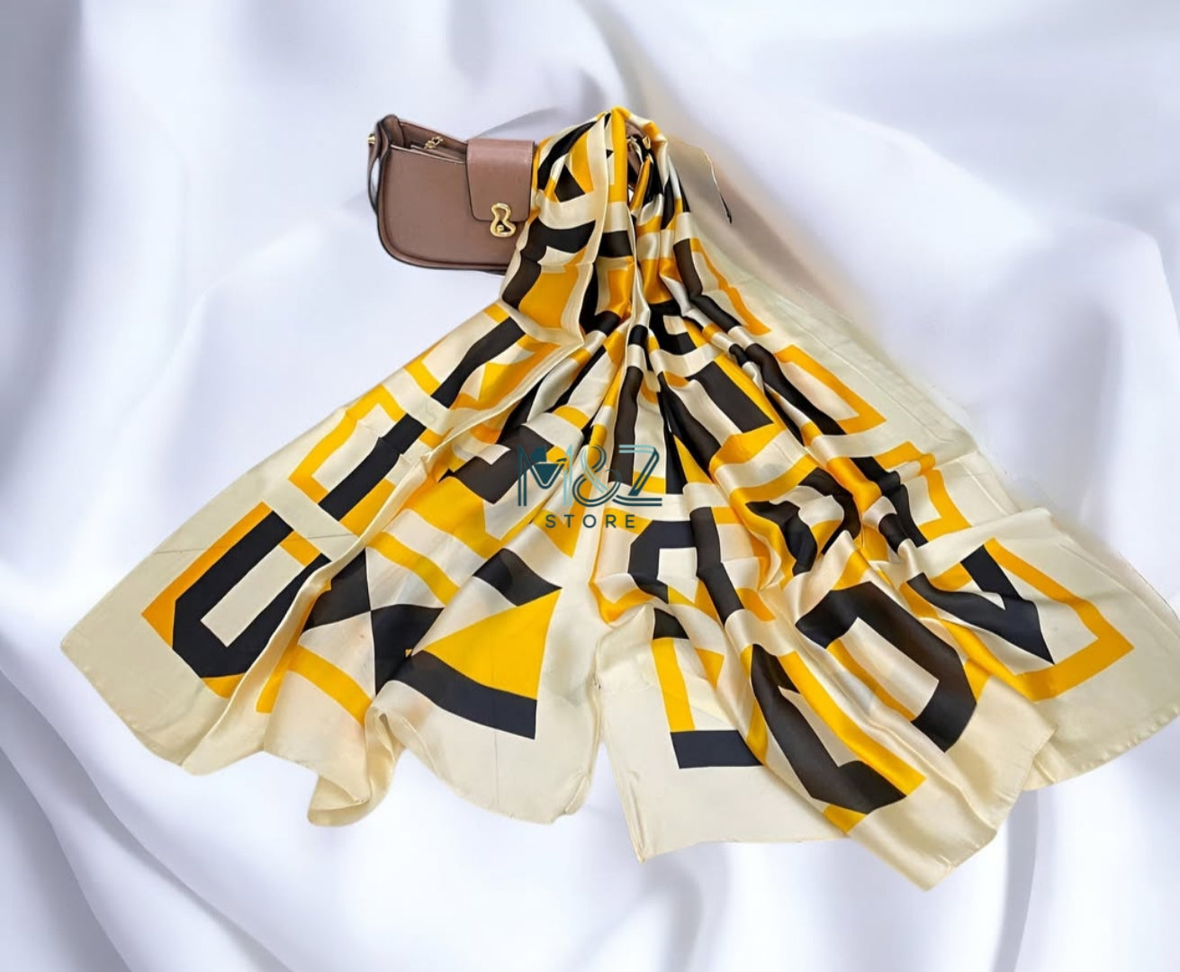 Silk Printed Hijab Printed Silk Scarf- Silk stoller - Silk hijabs Lightweight Satin Scarves