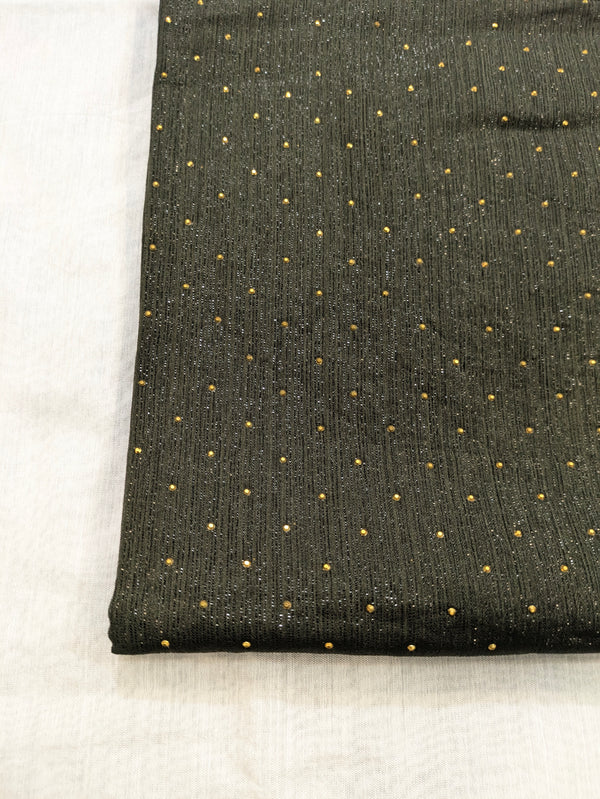 Georgette Chiffon Hijab with Golden Stone