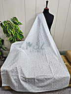 Pure Lawn Broshia Dupatta Self Malmal Cotton - Diyable Dupatta in all colors (2.75 Yards)