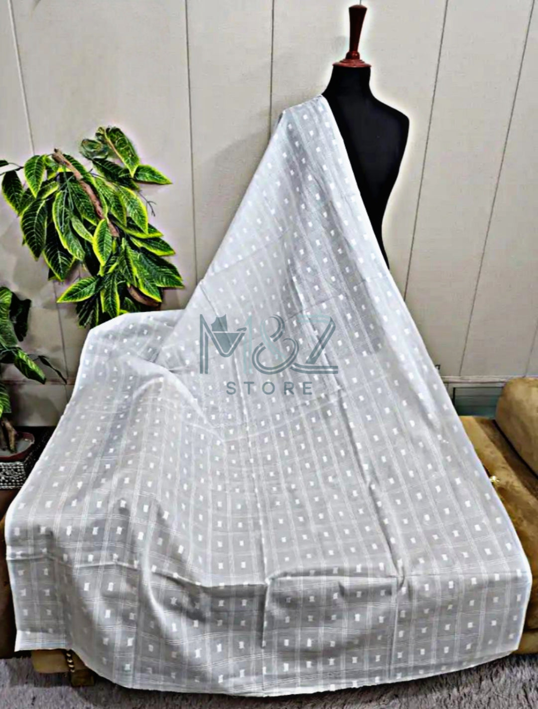 Pure Lawn Broshia Dupatta Self Malmal Cotton - Diyable Dupatta in all colors (2.75 Yards)
