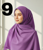 Plane Chiffon Georgette Hijab / Stoller