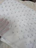 Premium Chiffon Dupatta with Silver Chan Embroidery | Soft & Elegant Party Wear Dupatta | 2.5 Yards