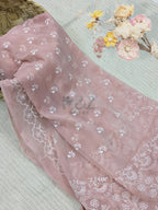 Chiffon Block Print Dupatta 2.5 yards