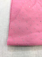 Georgette Chiffon Hijab with Golden Stone