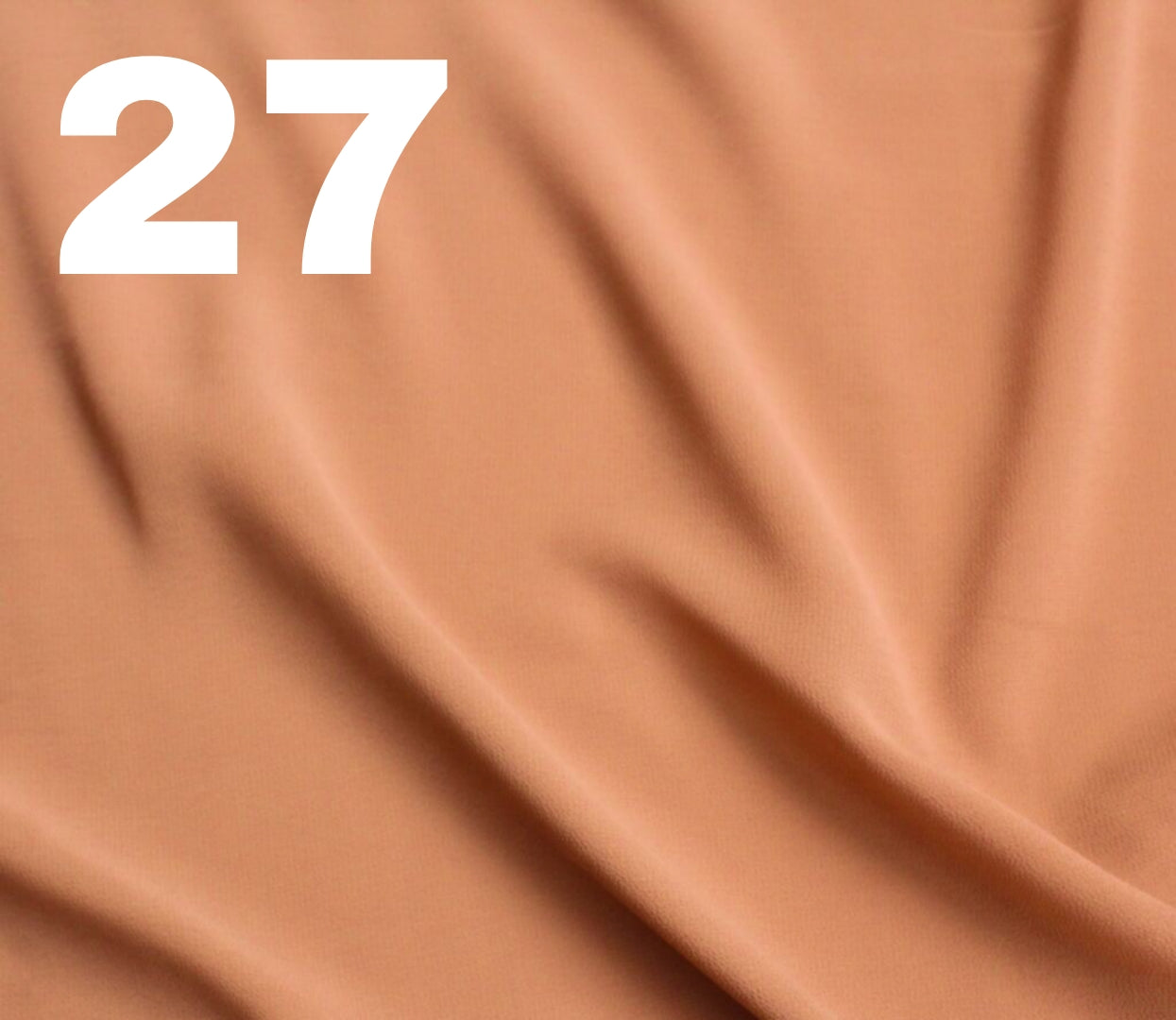 Plane Chiffon Georgette Hijab / Stoller