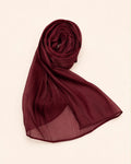 Organza Silk Hijab – Shiny Premium Fabric | Party Wear & Wedding Hijab