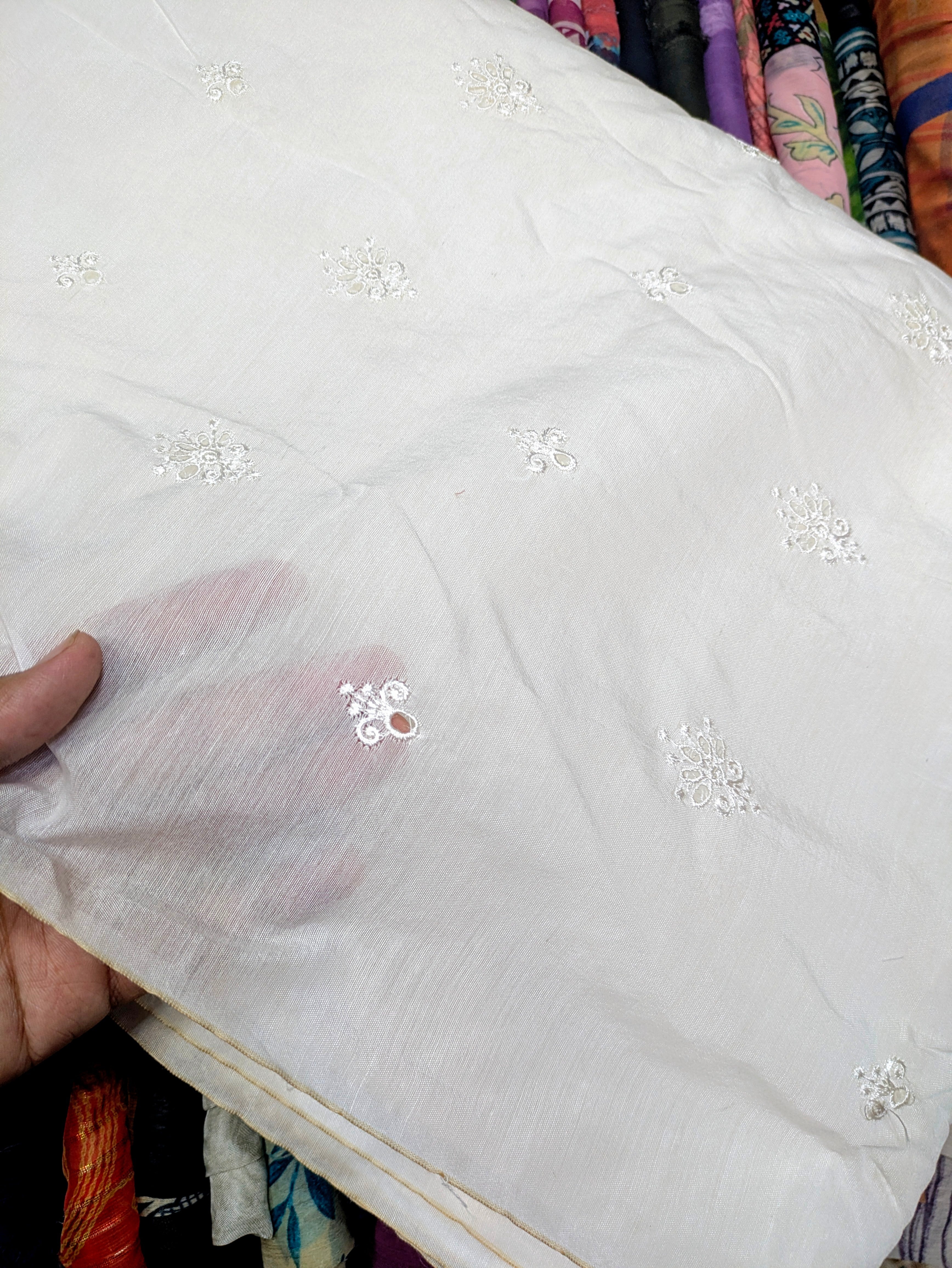 Voile Lawn Chicken Kaari Dupatta Diyable  lawn dupatta in all colors- 2.5 yards
