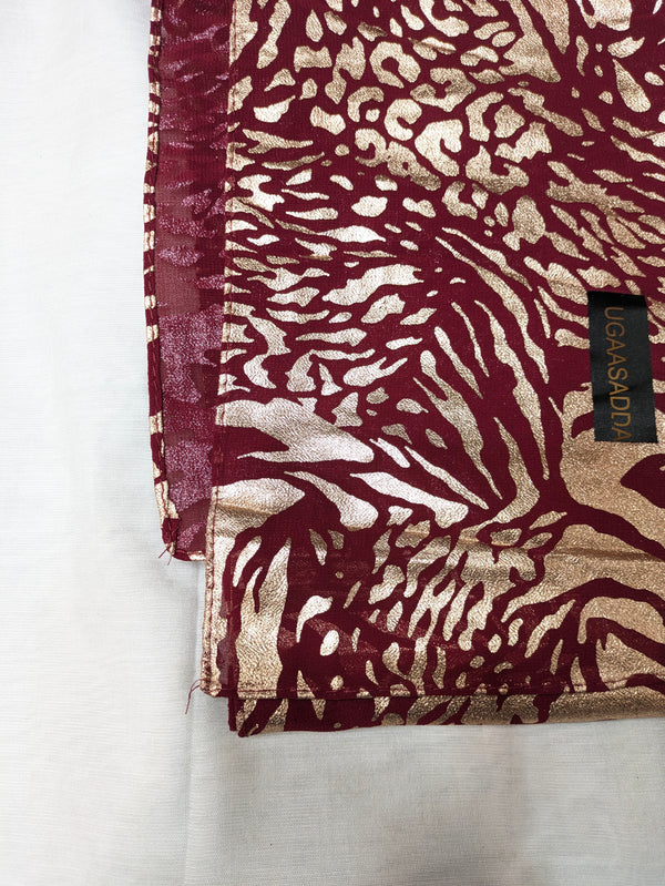 Georgette Shimmer hijab