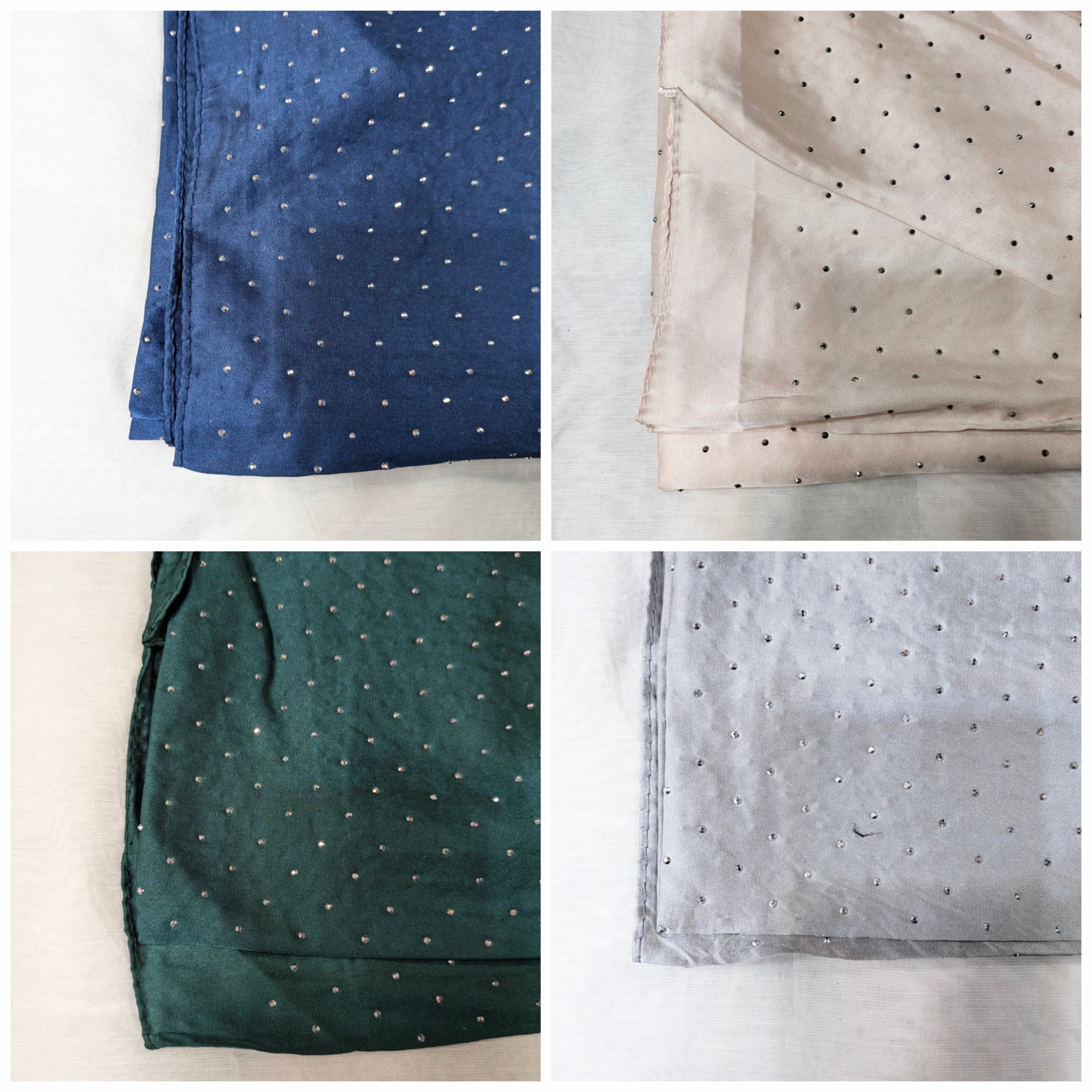 Silk Silver Stone hijab