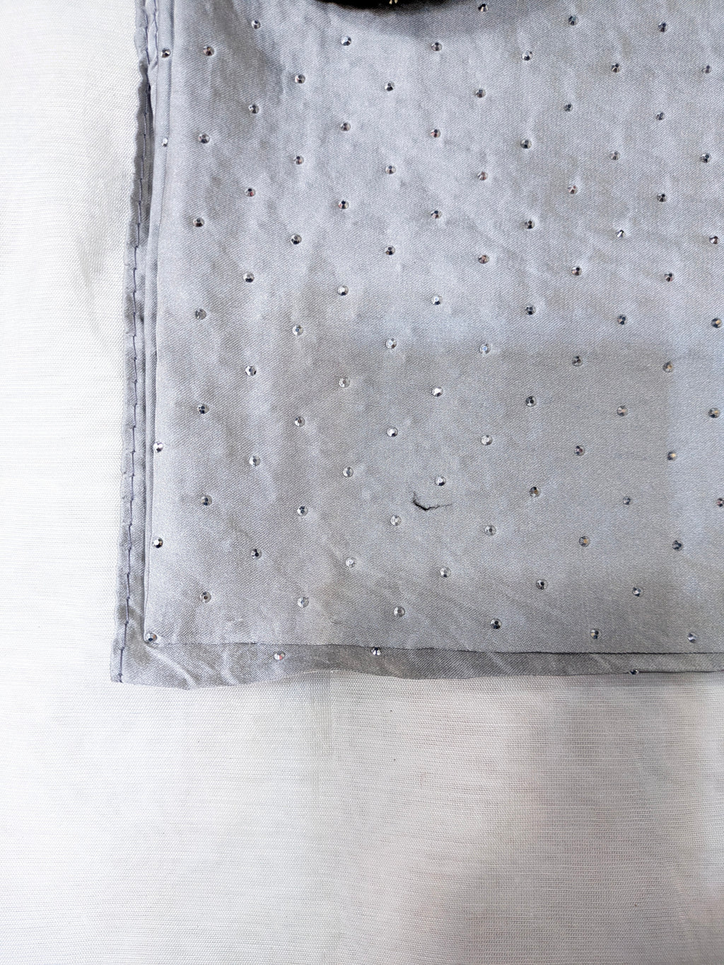 Silk Silver Stone hijab