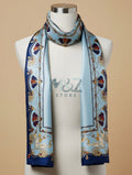 Silk Printed Hijab Printed Silk Scarf- Silk stoller - Silk hijabs Lightweight Satin Scarves