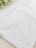 Pure Soft Organza Dupatta with Silver Chan Embroidery | Diyable Party Wear Dupatta | 2.5 Yards