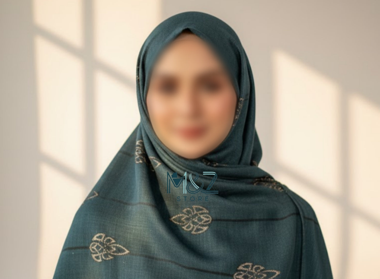 Lawn Block print hijab