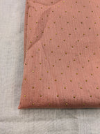 Georgette Chiffon Hijab with Golden Stone