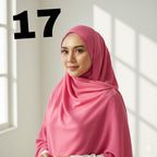 Plane Chiffon Georgette Hijab / Stoller