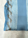 Cotton Silk  Stone head border