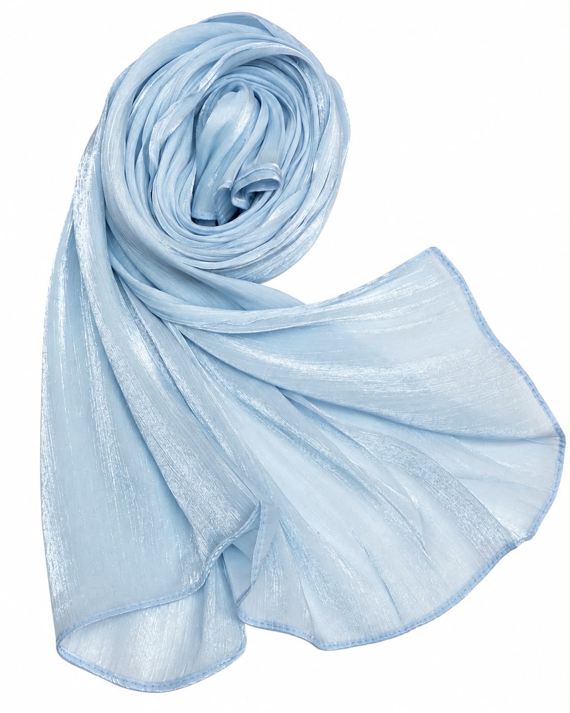 Organza Silk Hijab – Shiny Premium Fabric | Party Wear & Wedding Hijab