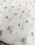 Pure Chiffon Multi Embroidery Dupatta Diyable Dupatta In all colors 2.5 yards